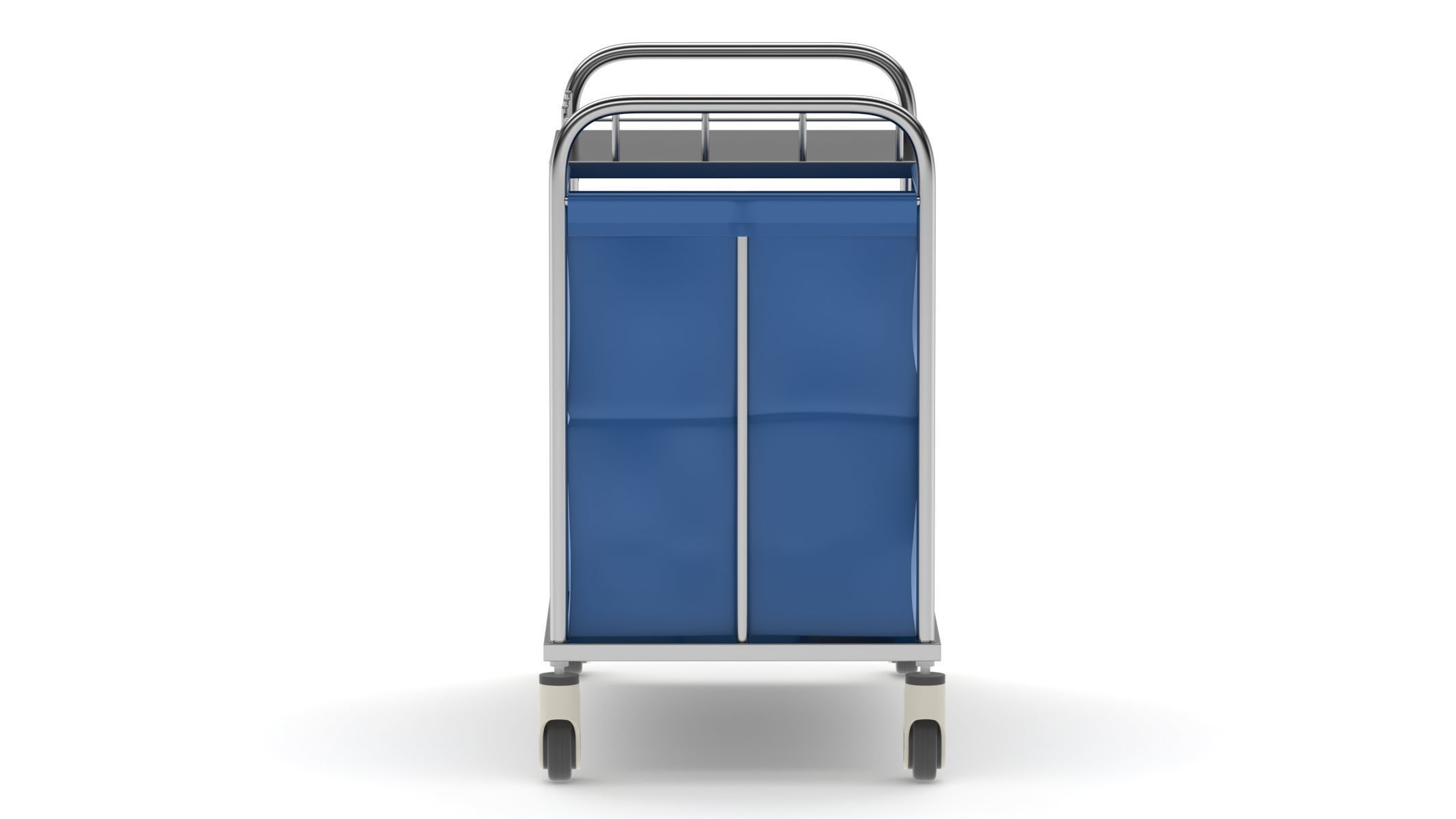 Medical Linen Trolley 3D model_1
