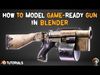 30 World War II Guns Base Mesh - Vol 08 Low-poly 3D model_2