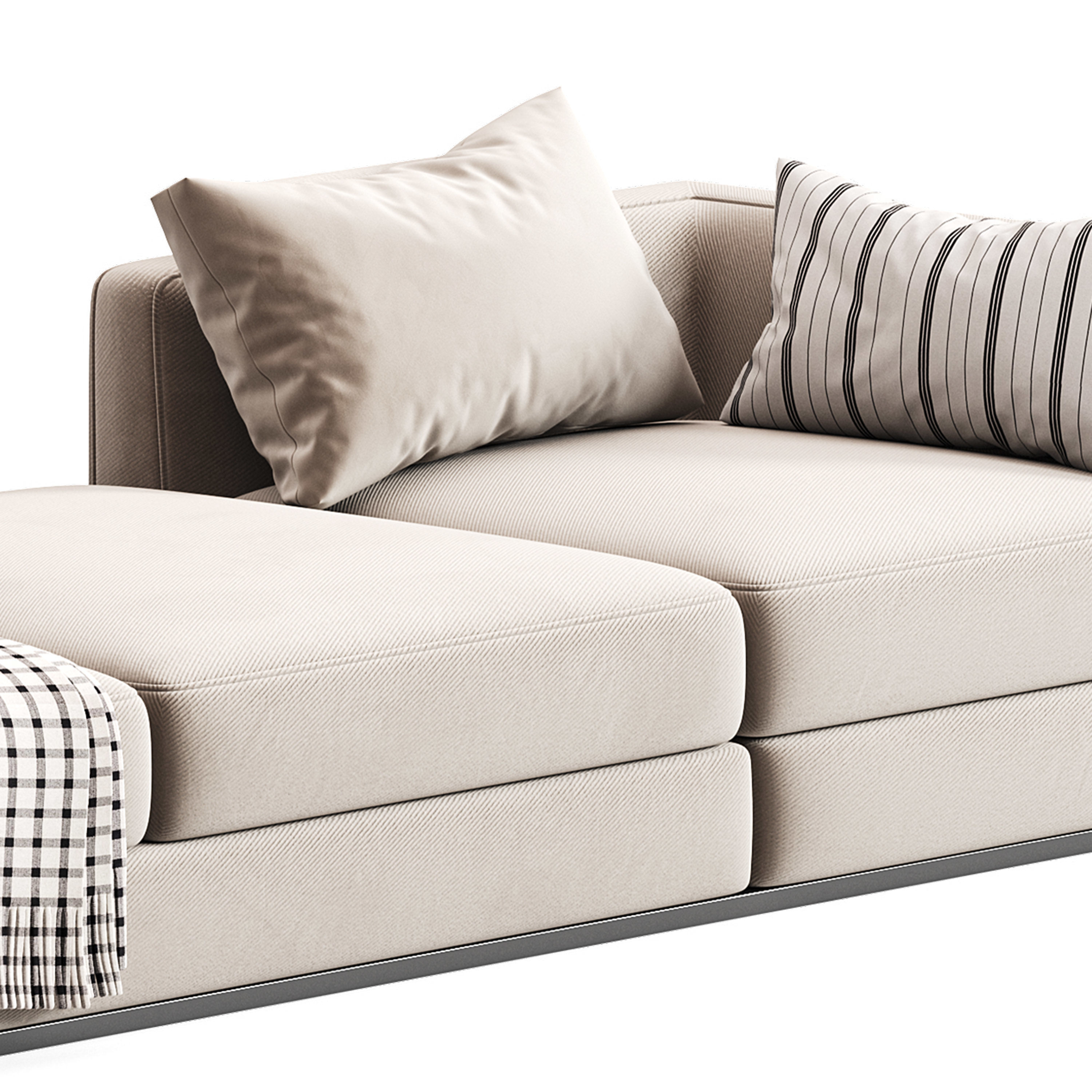 B B ITALIA Richard Sofa 3D model_4