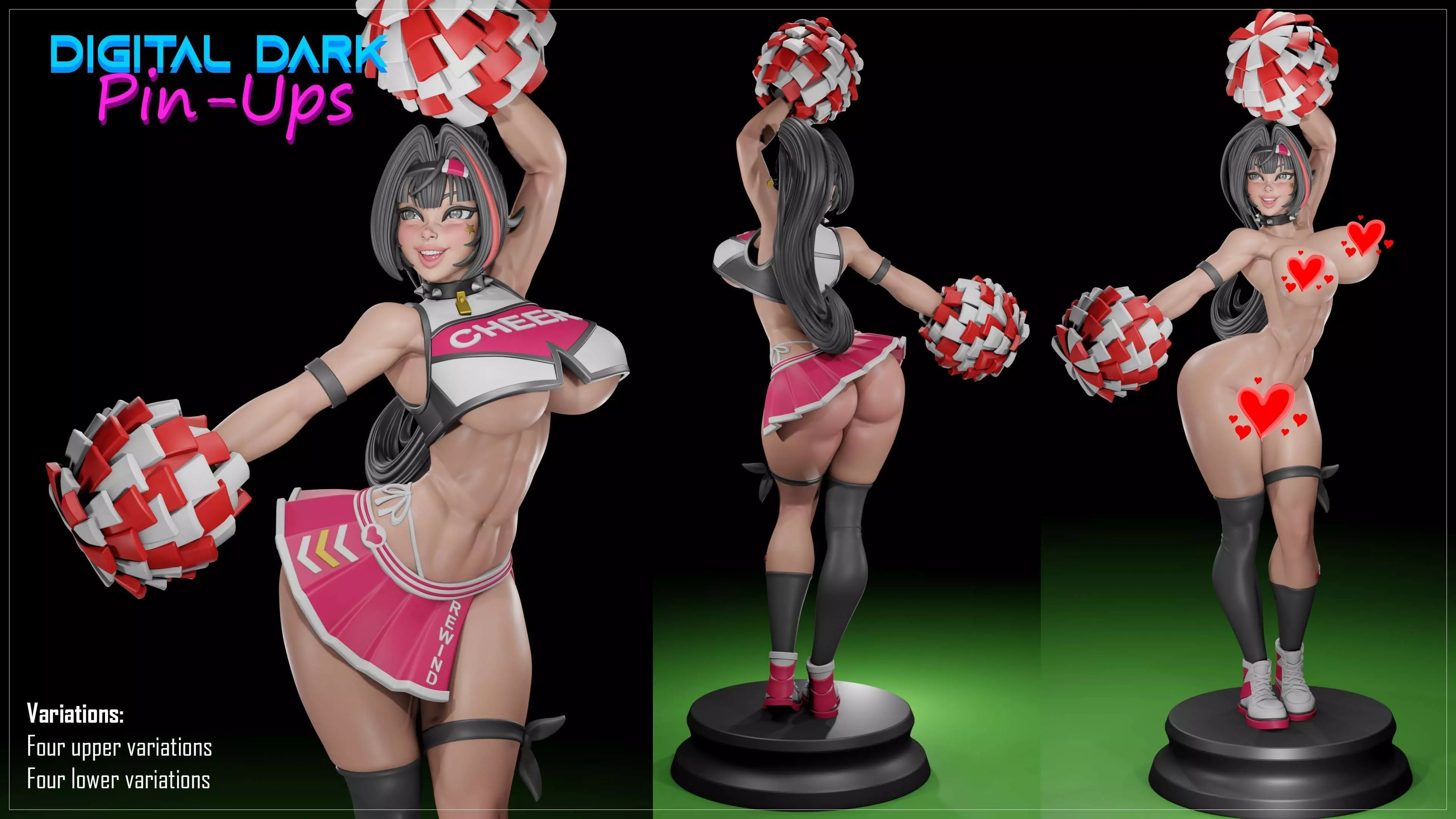 Bay with NSFW version and Miniatures 3D print model