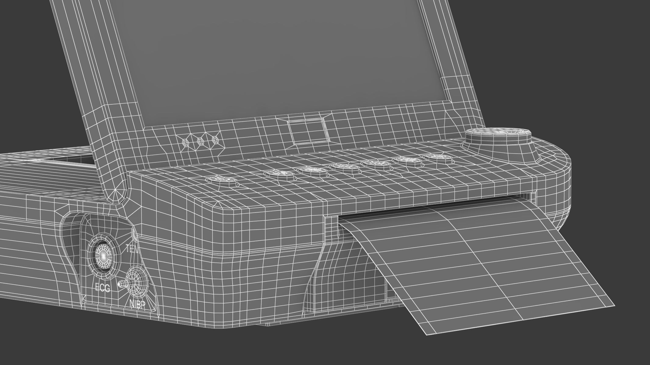 Medical Maternal Monitor 3D model_32