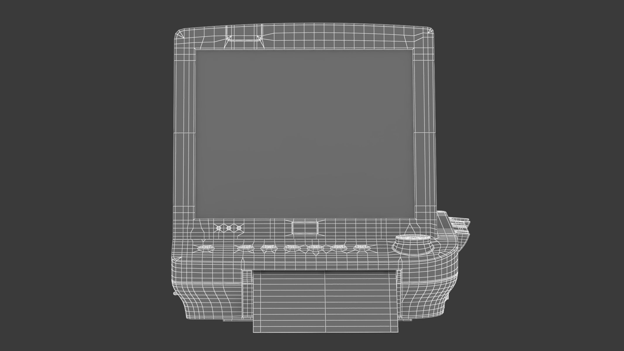 Medical Maternal Monitor 3D model_21
