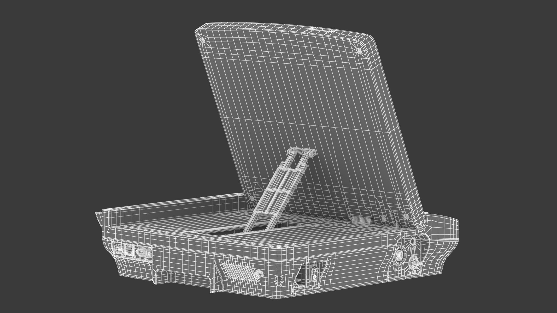 Medical Maternal Monitor 3D model_24