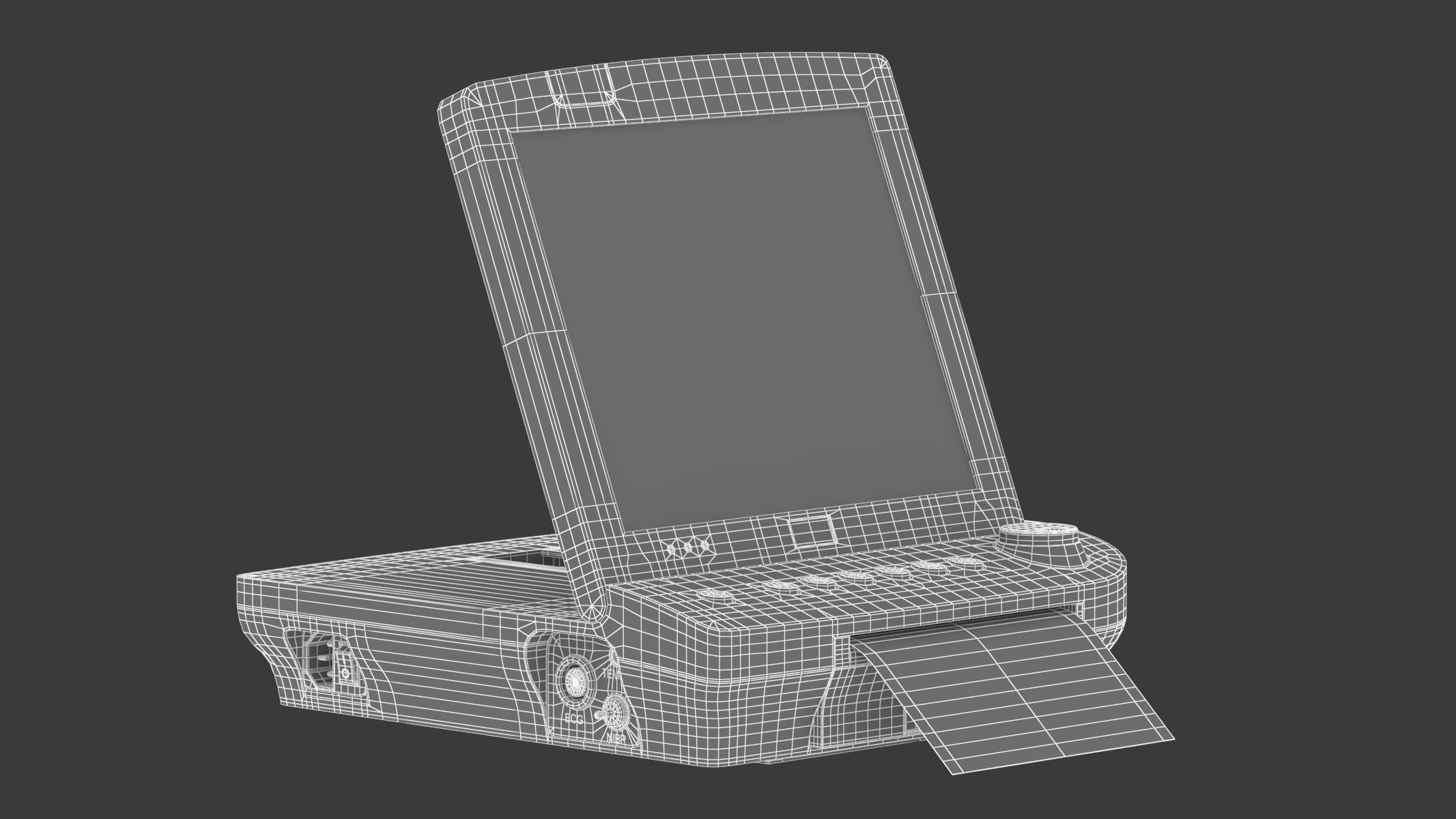 Medical Maternal Monitor 3D model_22