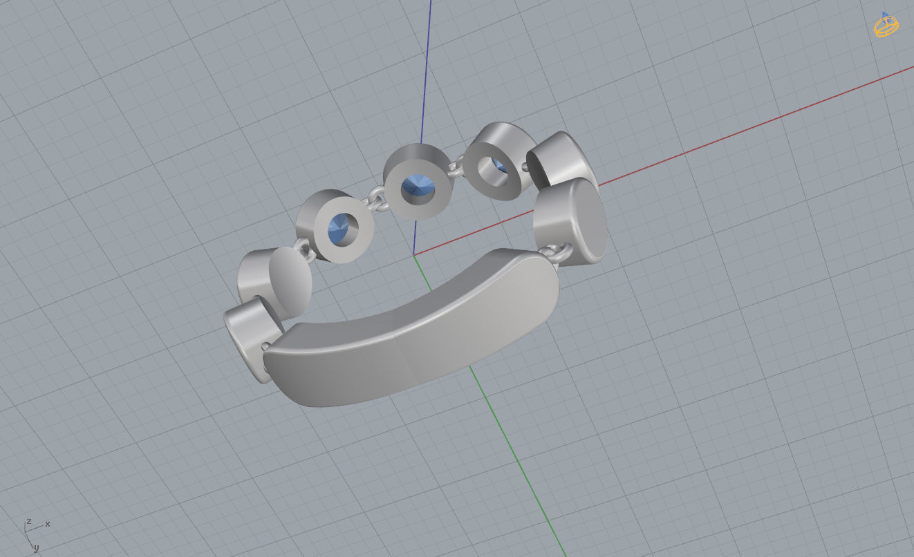 Woman Ring 48 3D print model_11