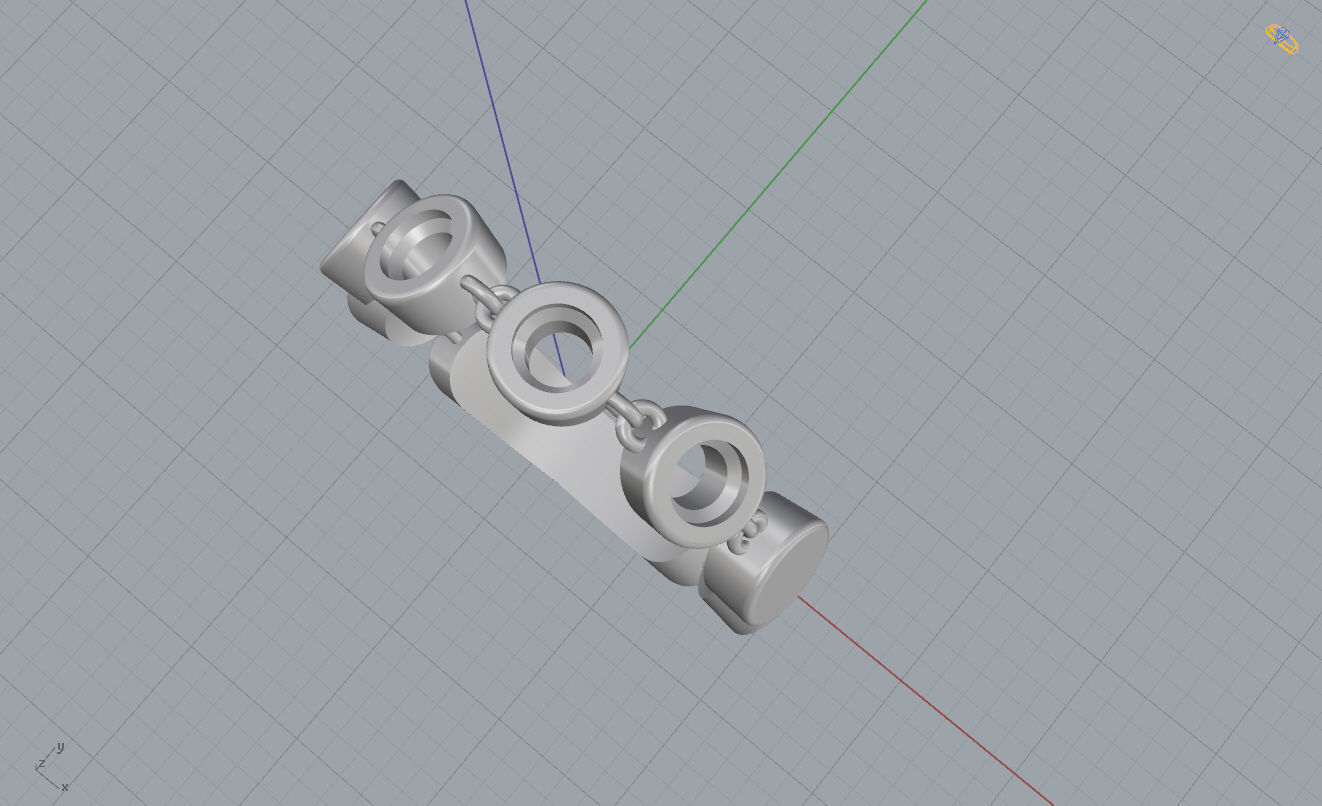 Woman Ring 48 3D print model_12