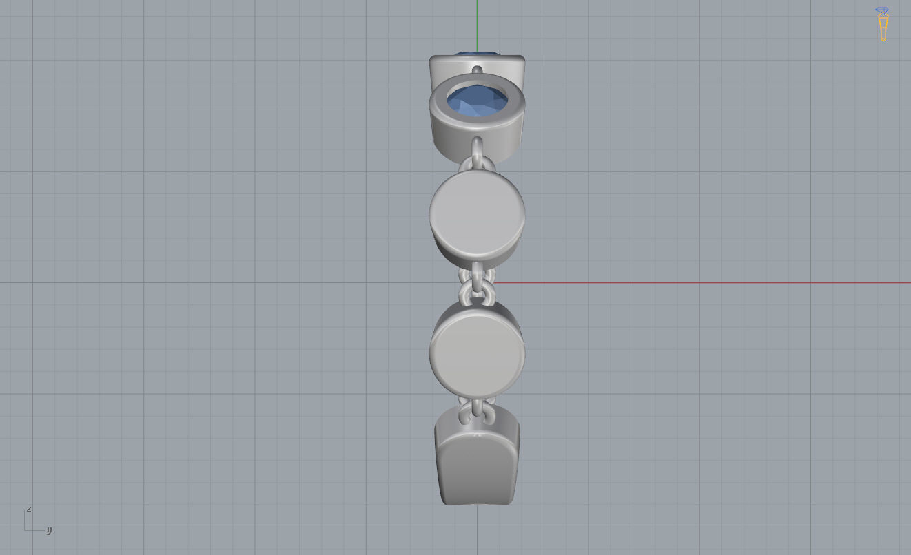 Woman Ring 48 3D print model_8