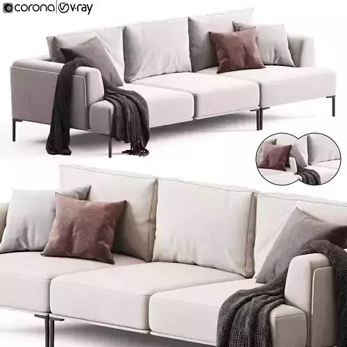 Comfy Mila Sofa 3D model