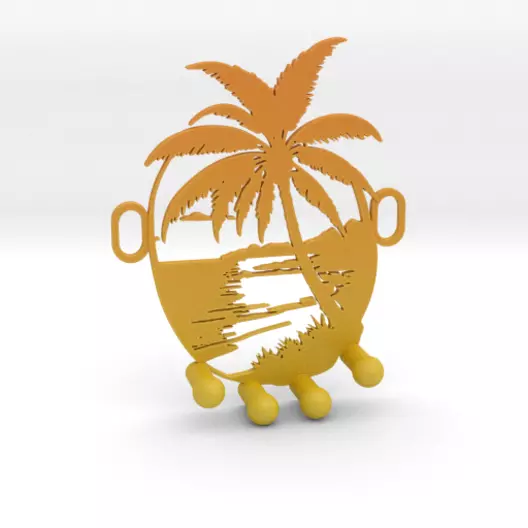 Paradise Keys Hanger 3D print model