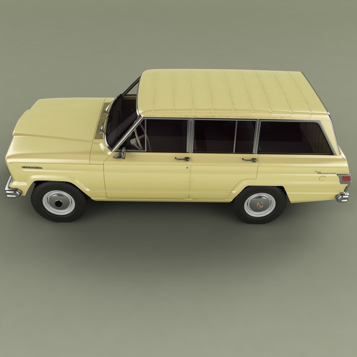 Jeep Wagoneer 1966 3D model_6