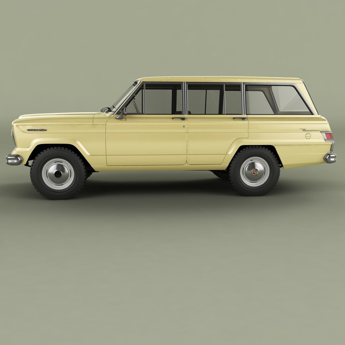 Jeep Wagoneer 1966 3D model_1