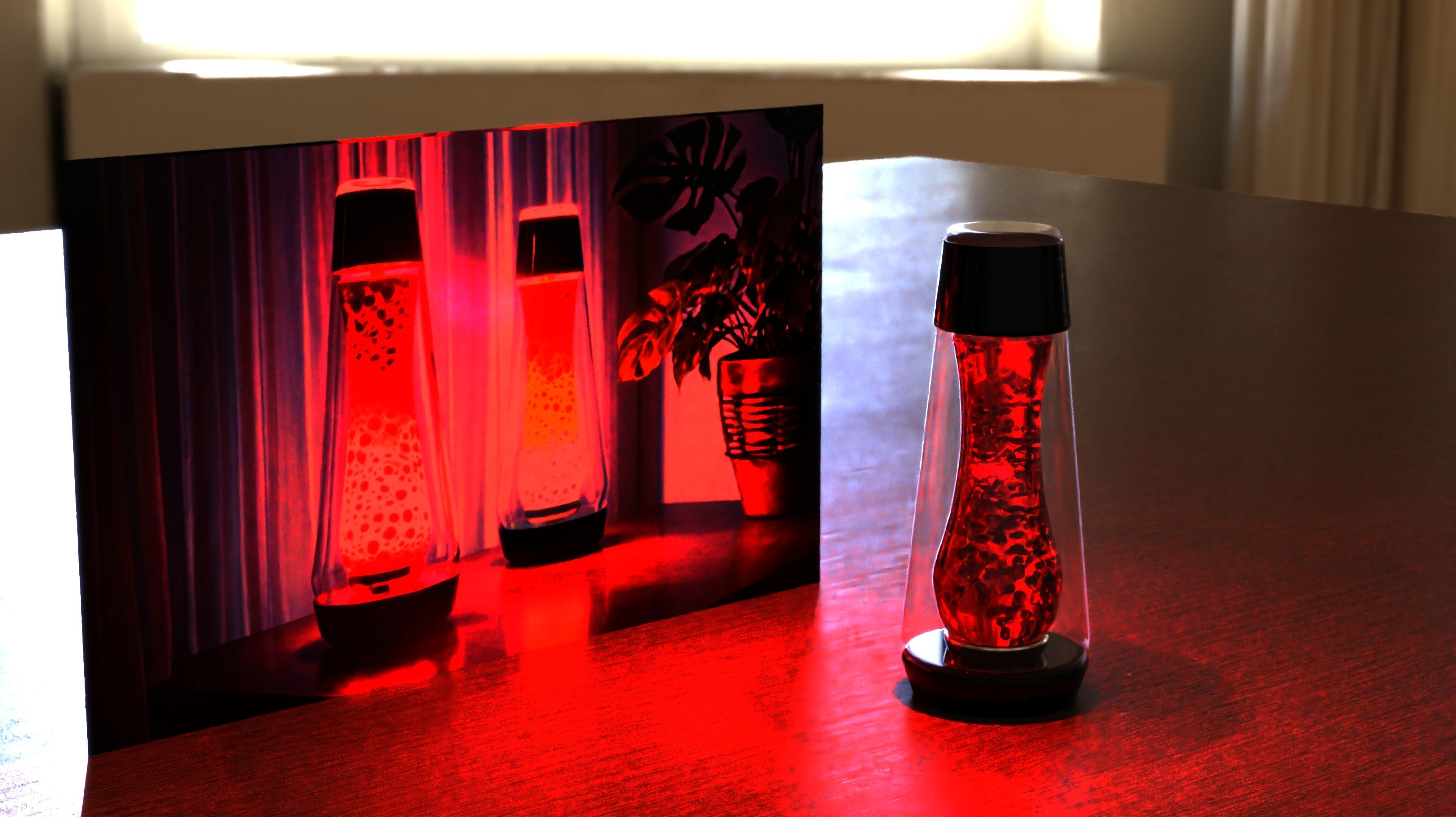 Lava Lamp modern Low-poly 3D model_4