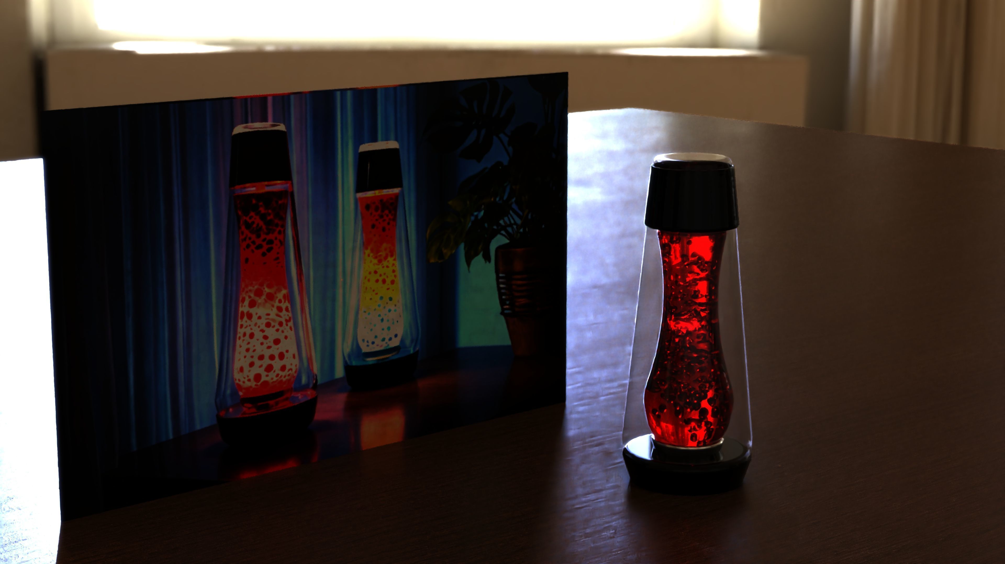 Lava Lamp modern Low-poly 3D model_3