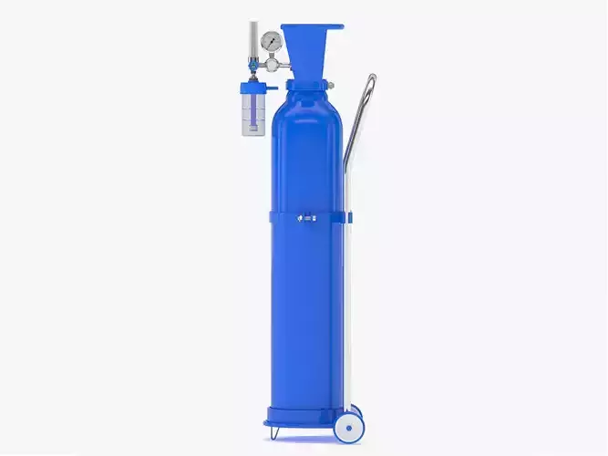 Medical Oxygen System 3D model