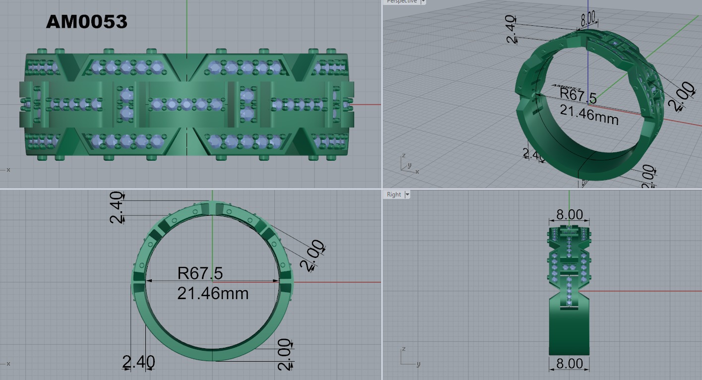 Wedding Ring  Free 3D print model_1