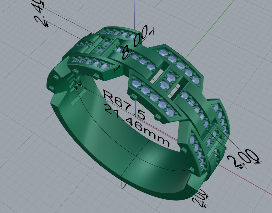 Wedding Ring  Free 3D print model_13
