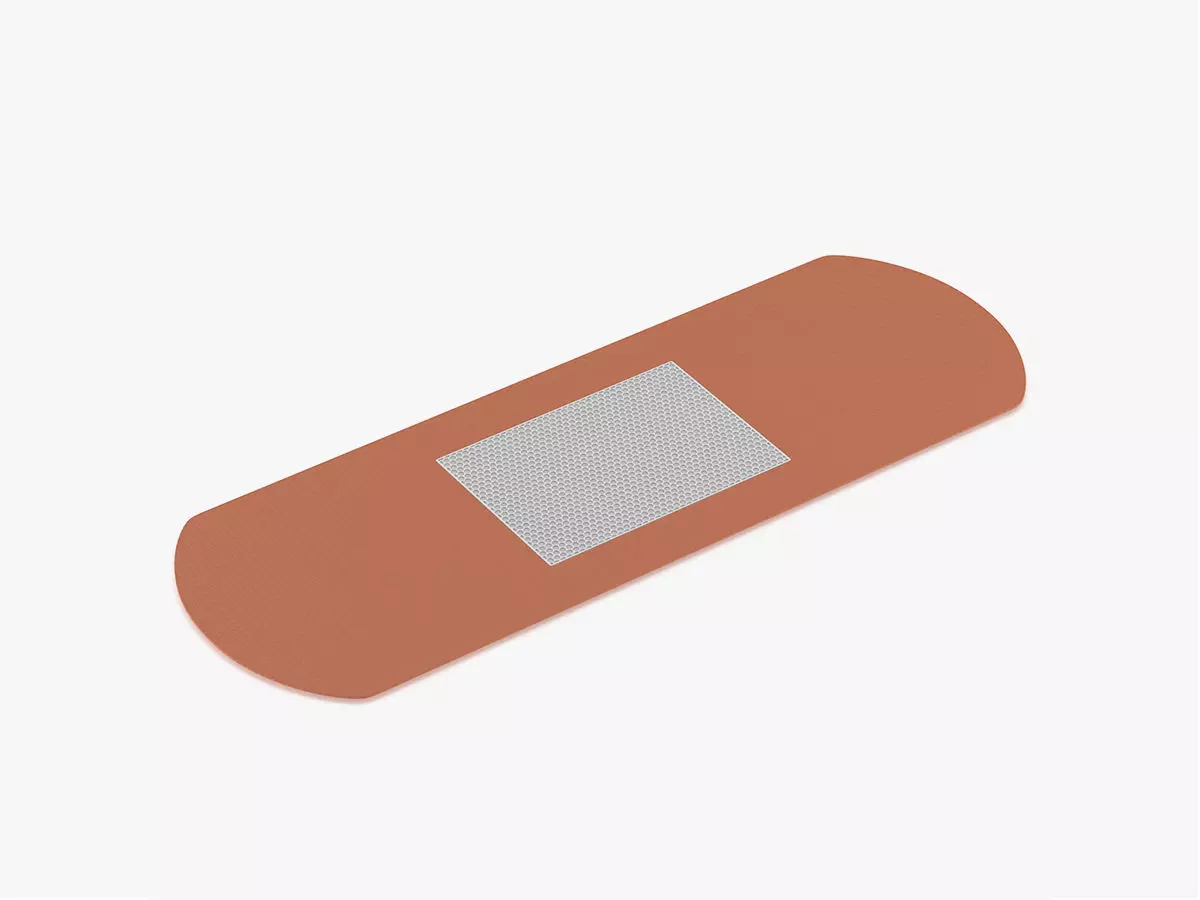 Medical Plasters 3D model_0