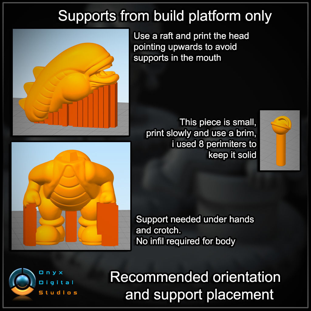 3D printable yoshi alien mashup - Mario alien mashup 3D print 3D print model_9