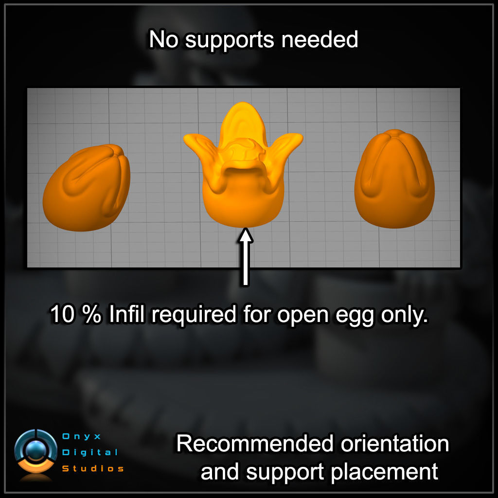 3D printable yoshi alien mashup - Mario alien mashup 3D print 3D print model_7