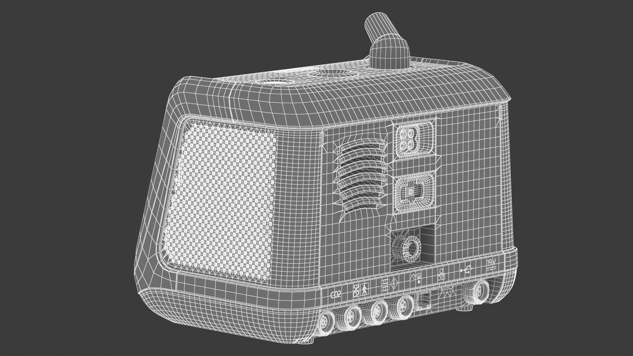 Medical Portable Ventilator 3D model_26