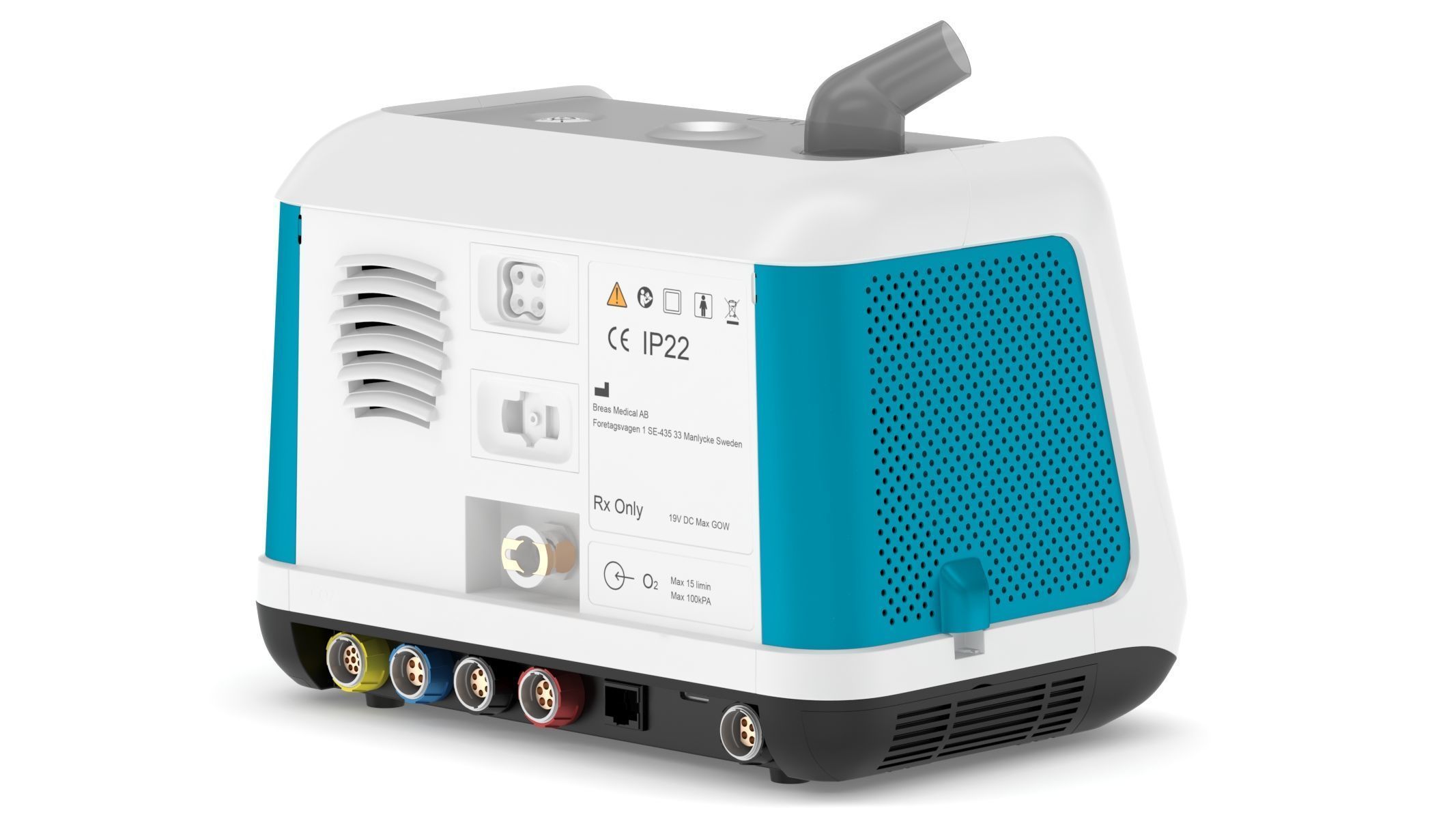 Medical Portable Ventilator 3D model_4