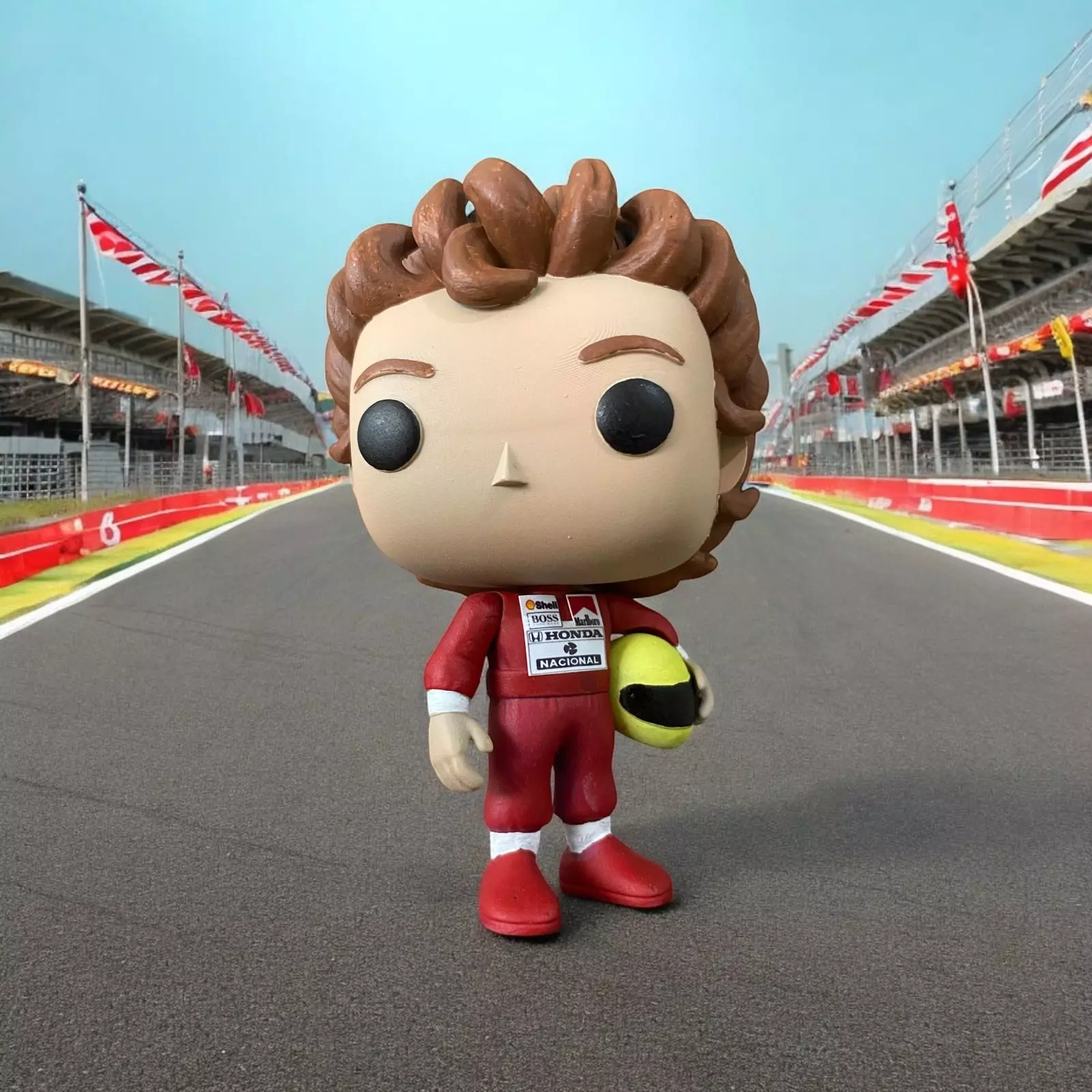 Funko Pop ayrton senna 3D print model