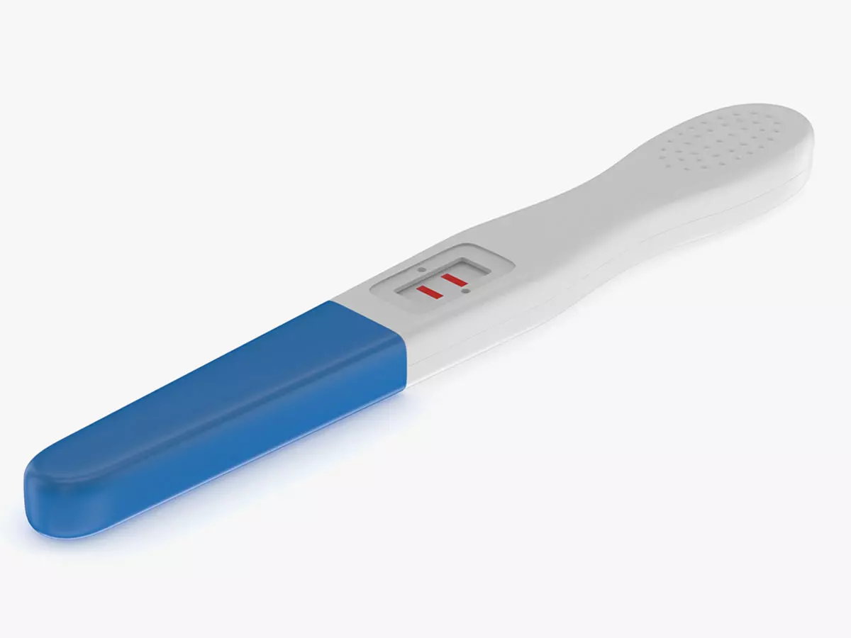 Medical Pregnancy Testing Kit 3D model_0