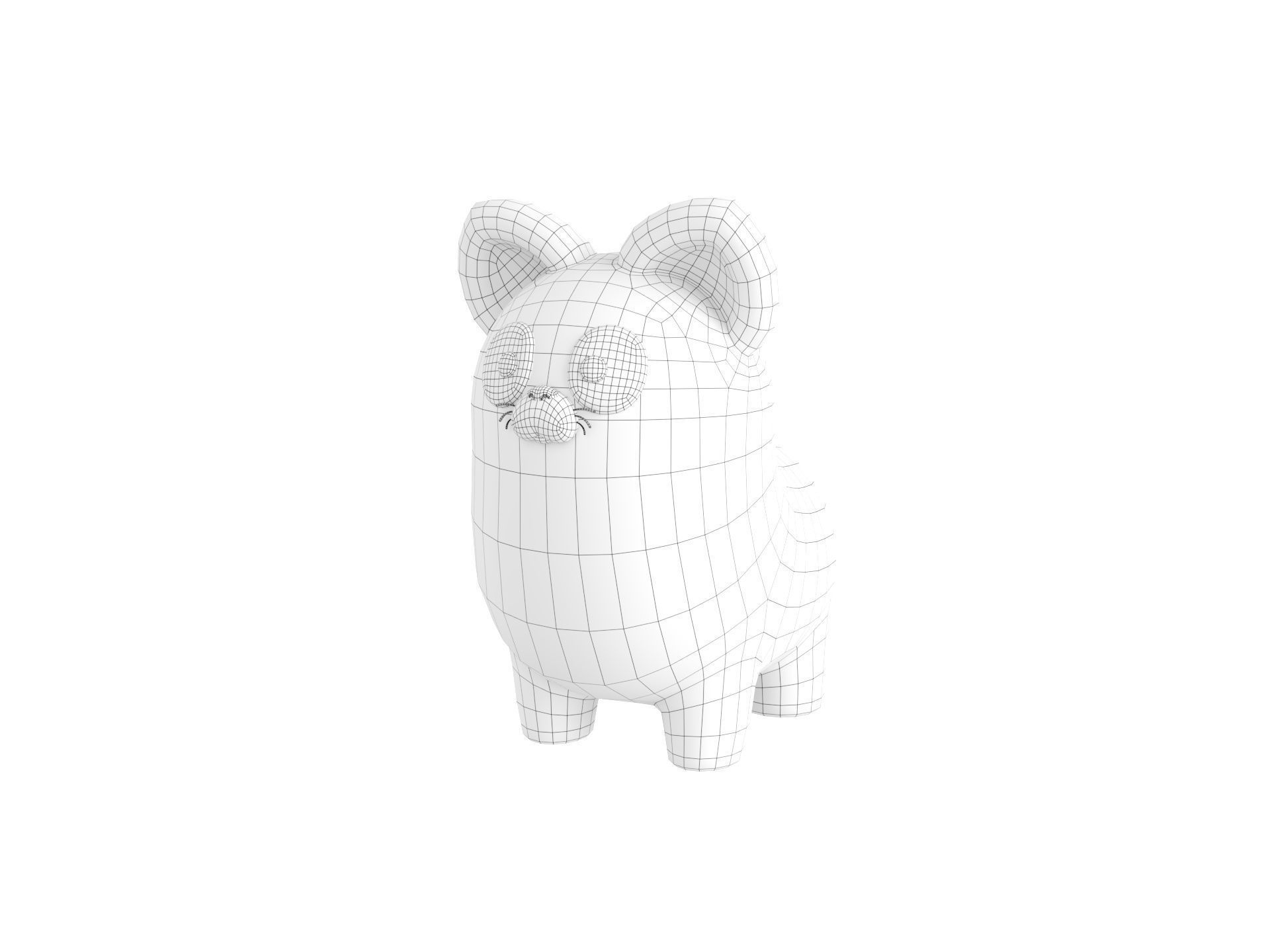 Cat Character 002 3D model_31
