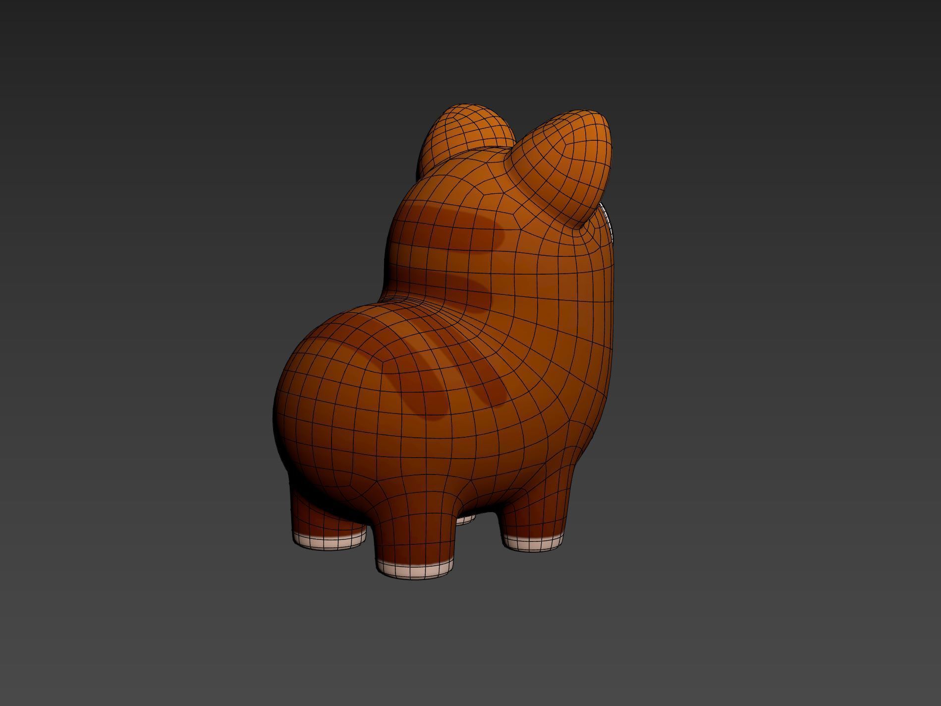 Cat Character 002 3D model_24