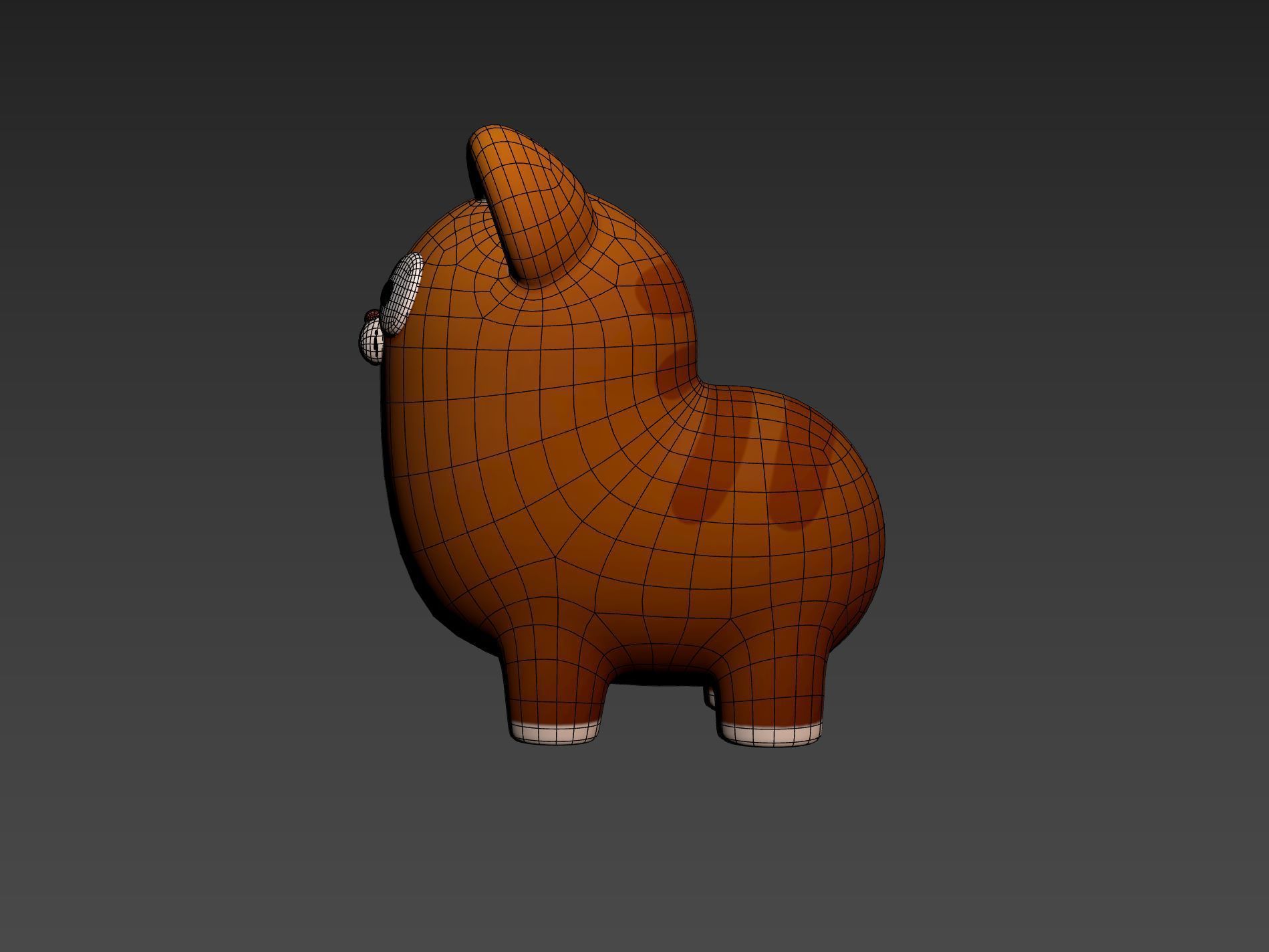 Cat Character 002 3D model_27