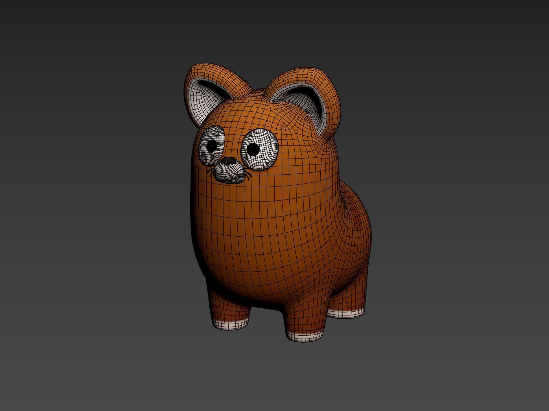 Cat Character 002 3D model_20