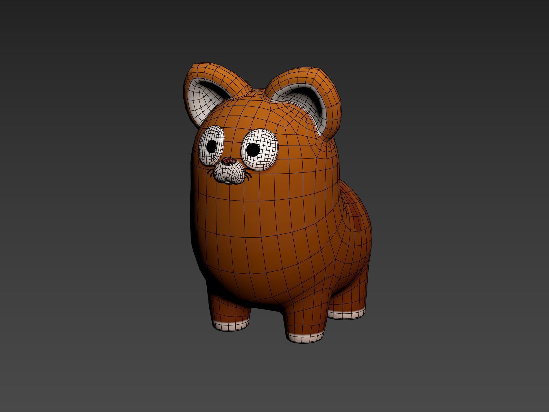 Cat Character 002 3D model_19