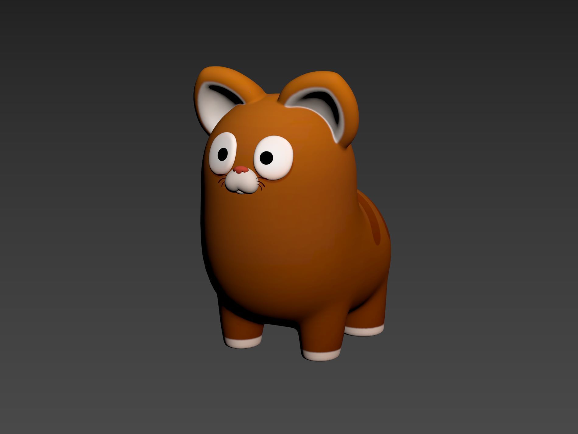 Cat Character 002 3D model_18