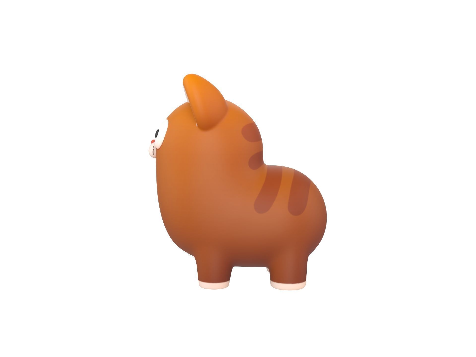 Cat Character 002 3D model_7