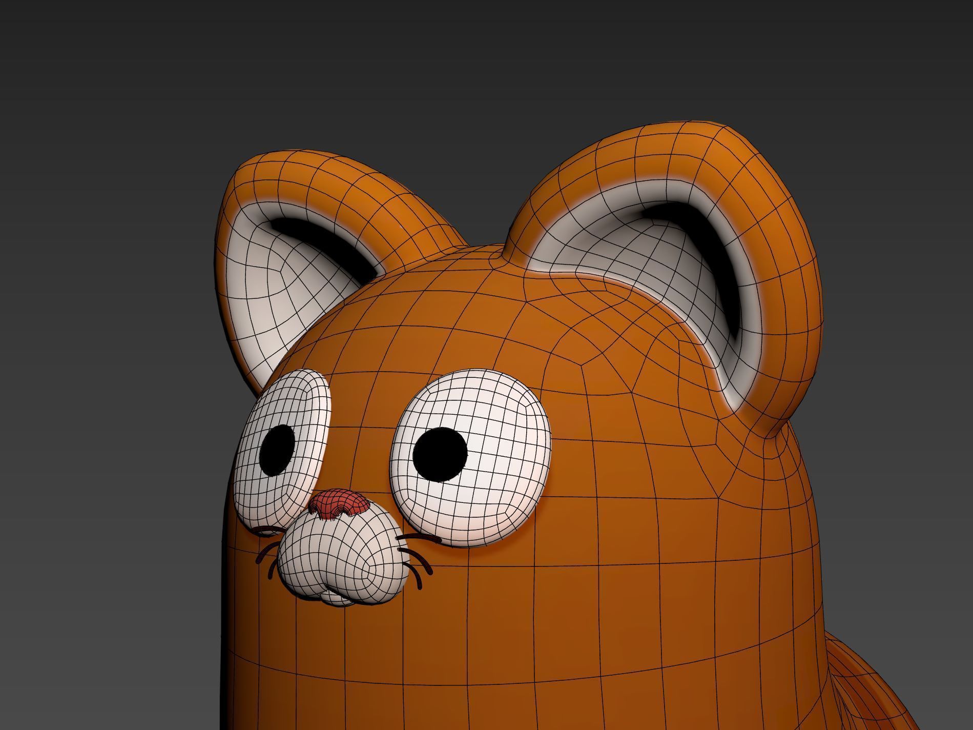 Cat Character 002 3D model_29
