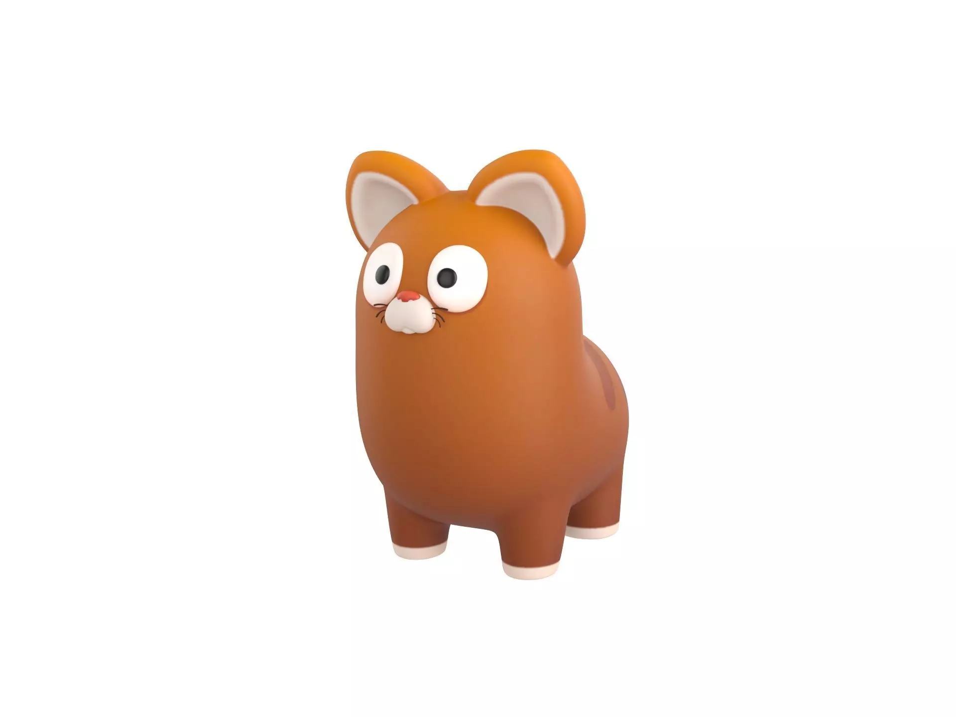 Cat Character 002 3D model_0