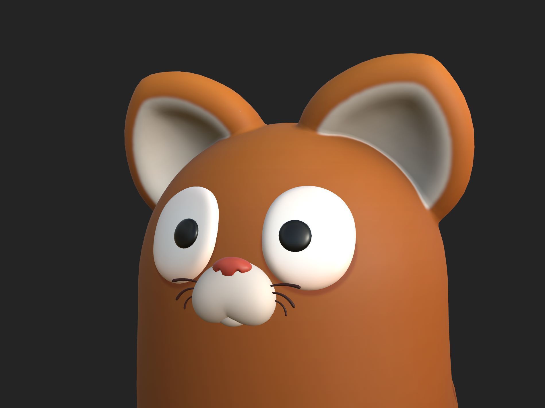Cat Character 002 3D model_17
