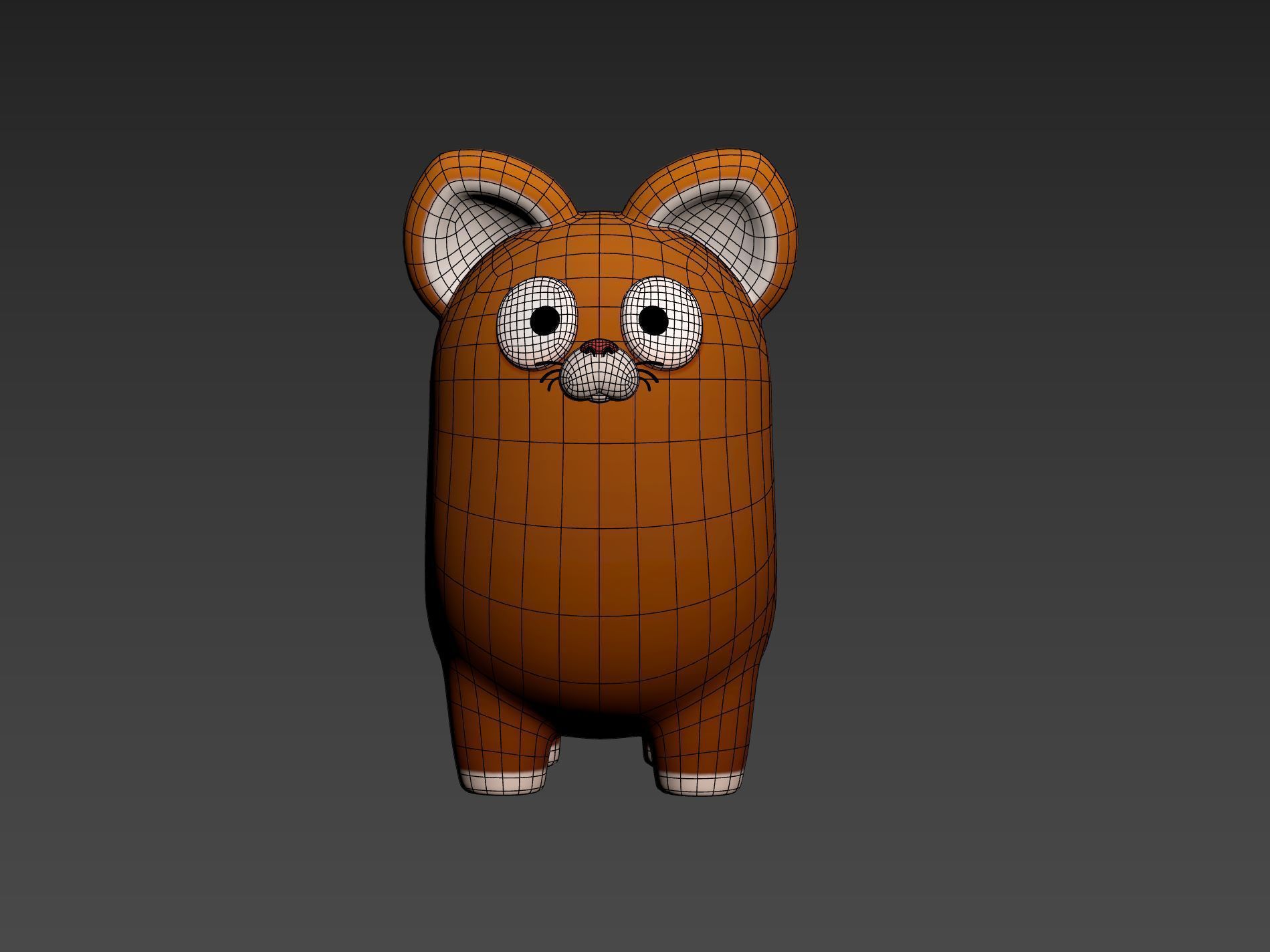 Cat Character 002 3D model_21