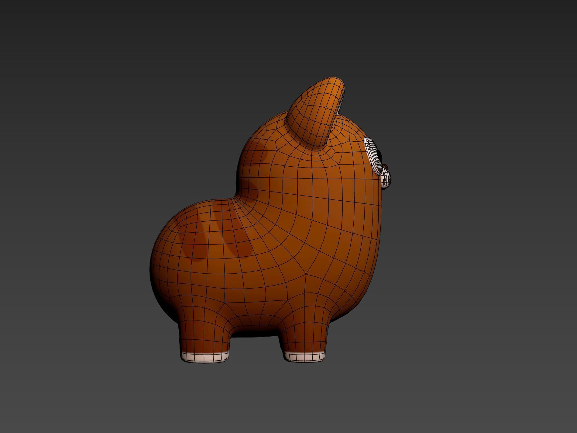 Cat Character 002 3D model_23