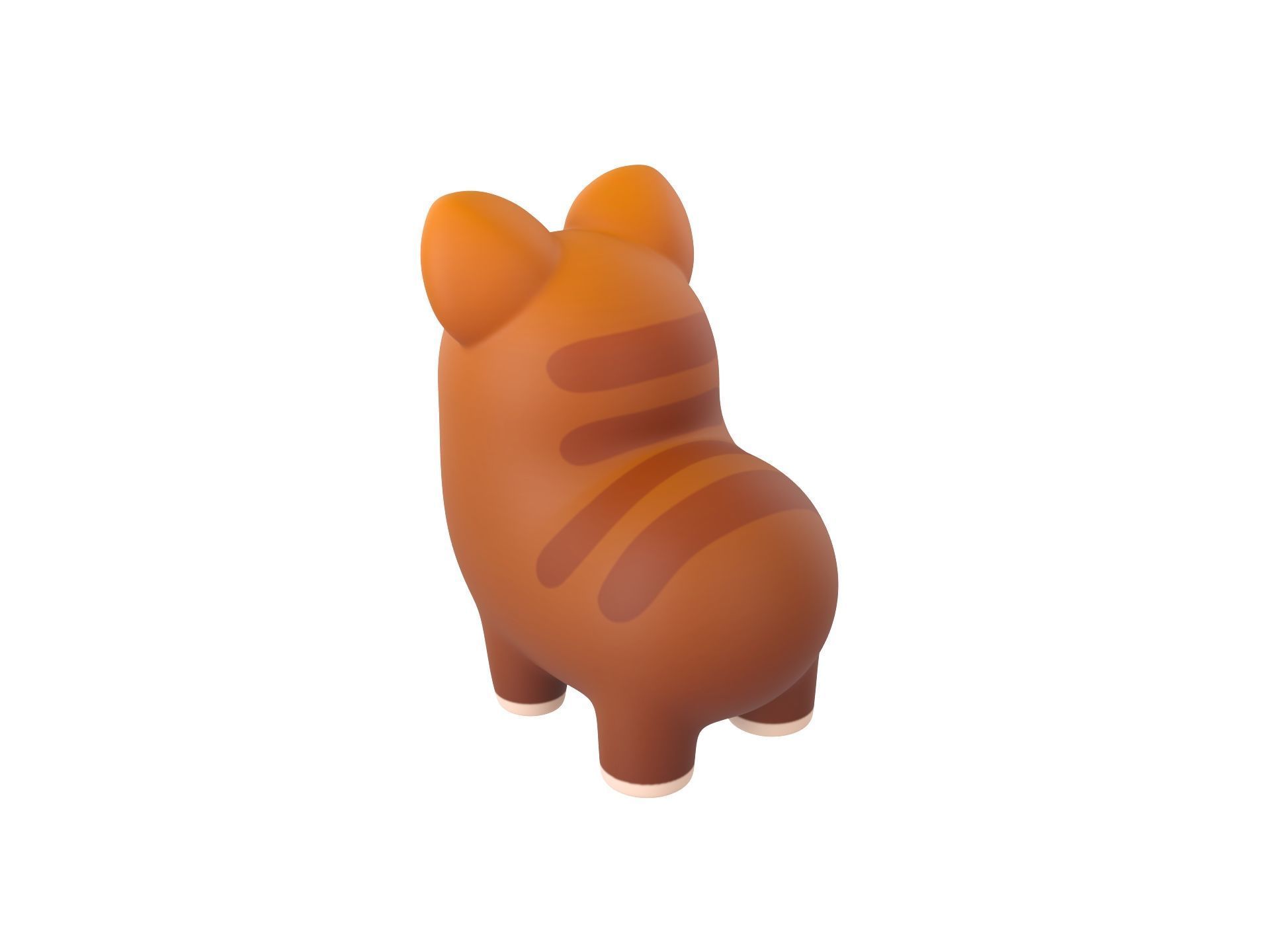 Cat Character 002 3D model_6