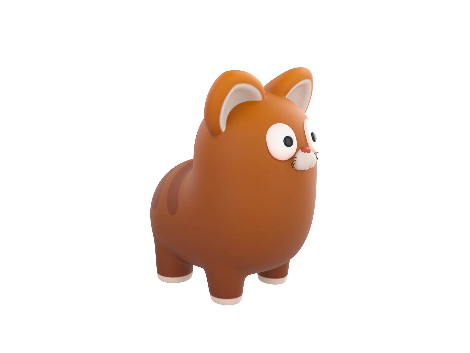 Cat Character 002 3D model_2