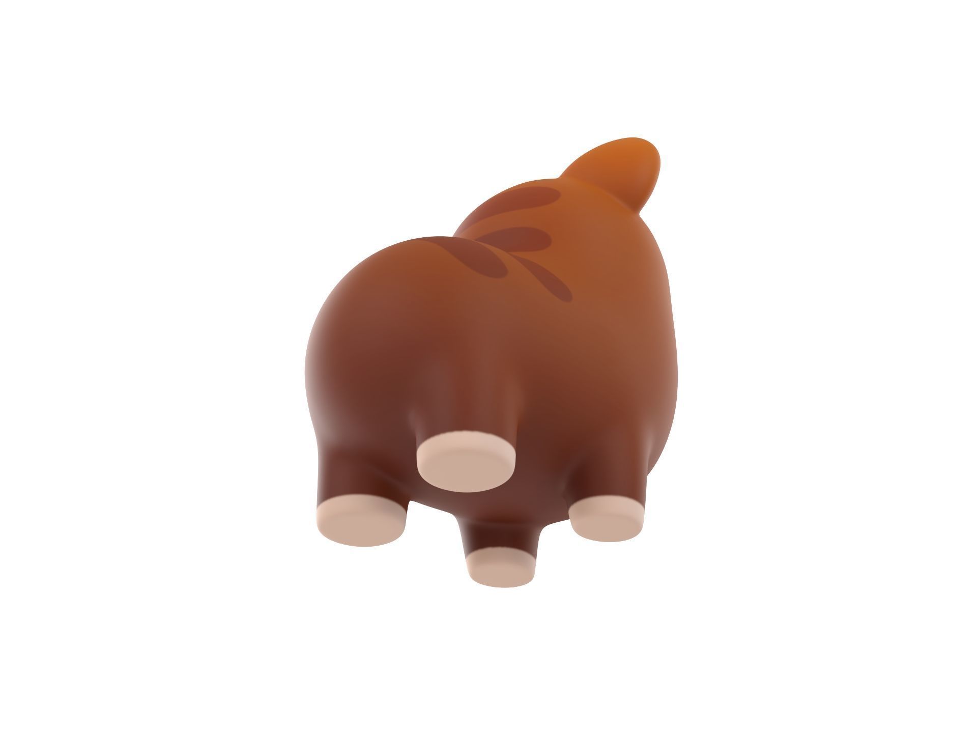 Cat Character 002 3D model_4