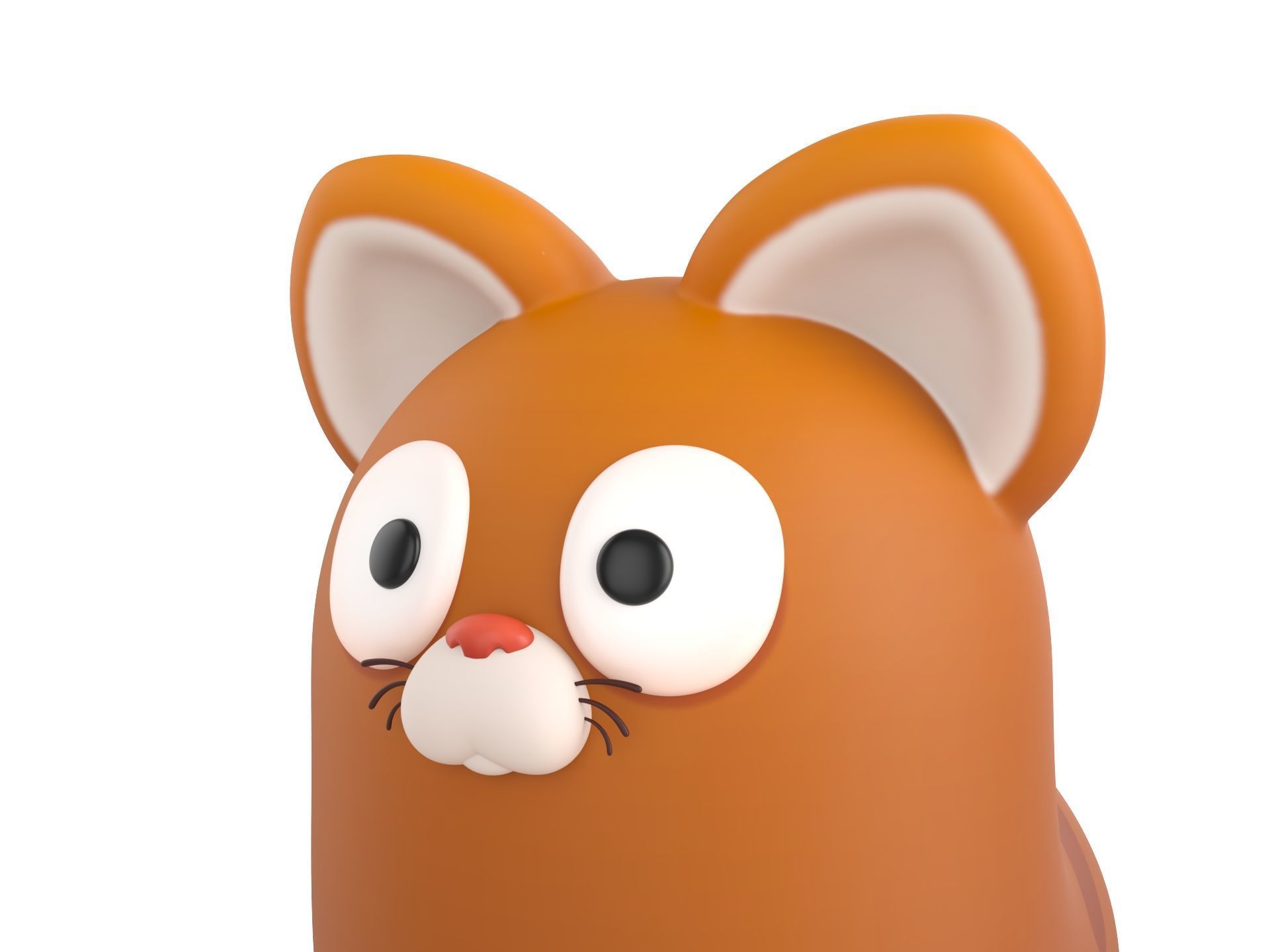 Cat Character 002 3D model_9