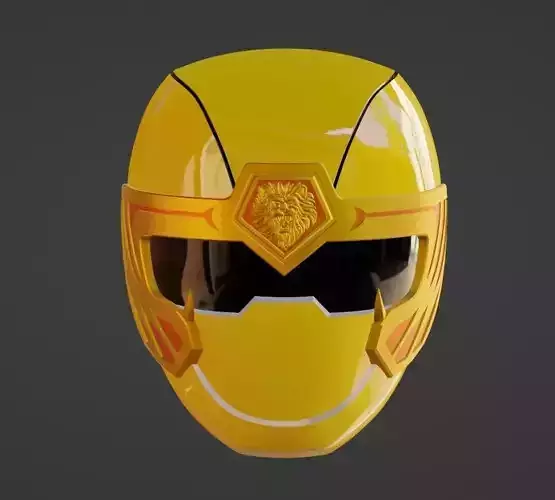 Power Rangers Ninja Storm Yellow Ranger Helmet 3D print model