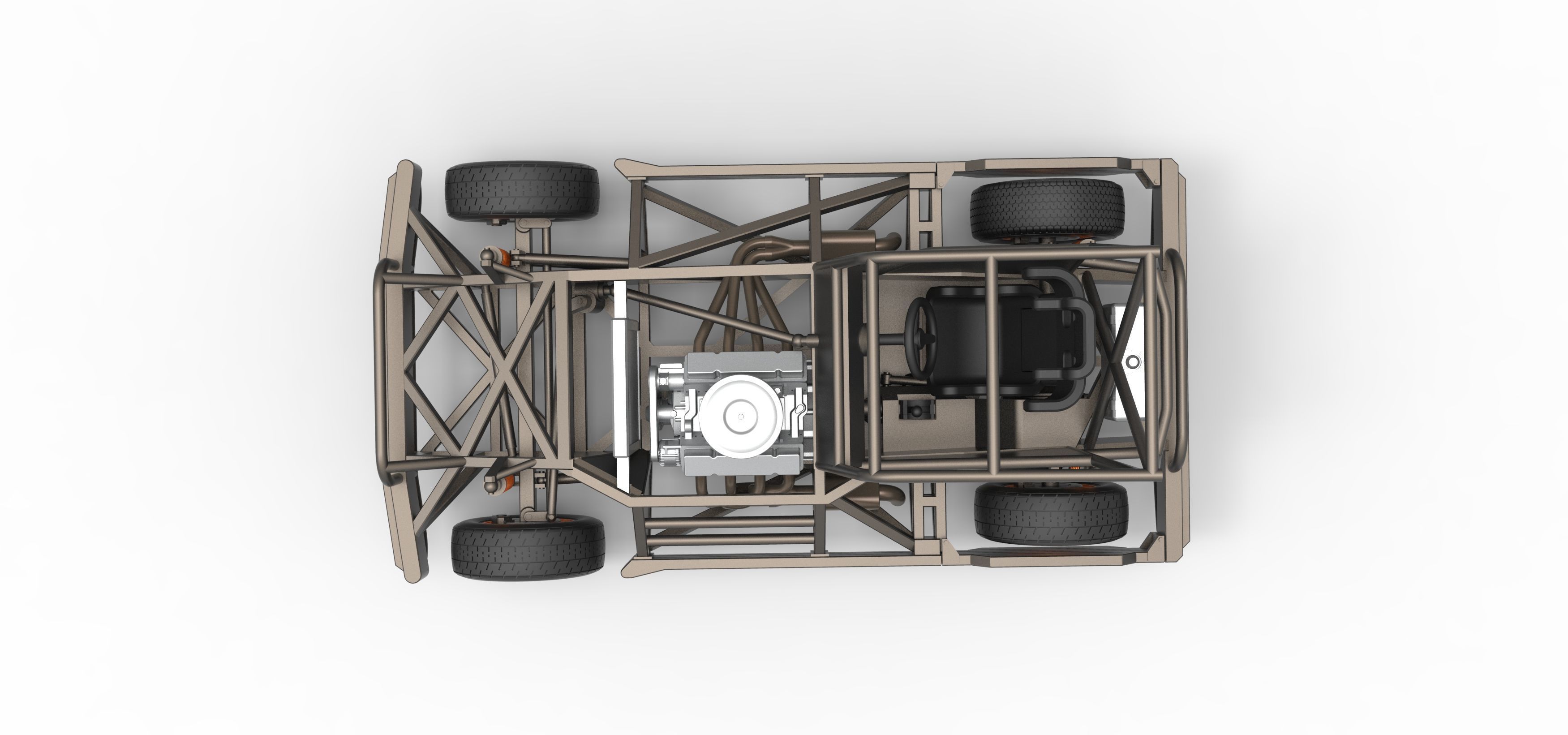 New Zealand Superstock car Base Scale 1 to 25 3D print model_10
