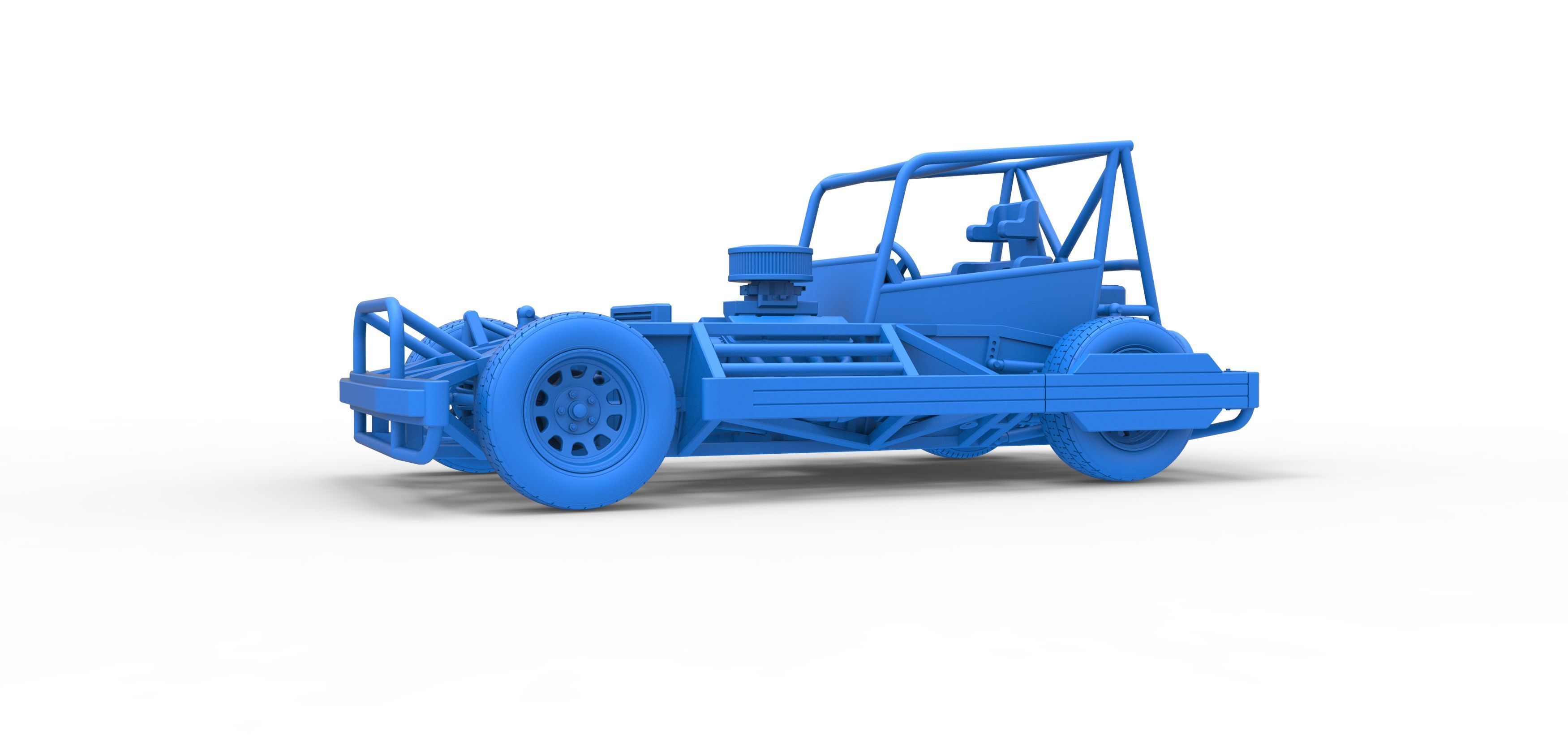 New Zealand Superstock car Base Scale 1 to 25 3D print model_28