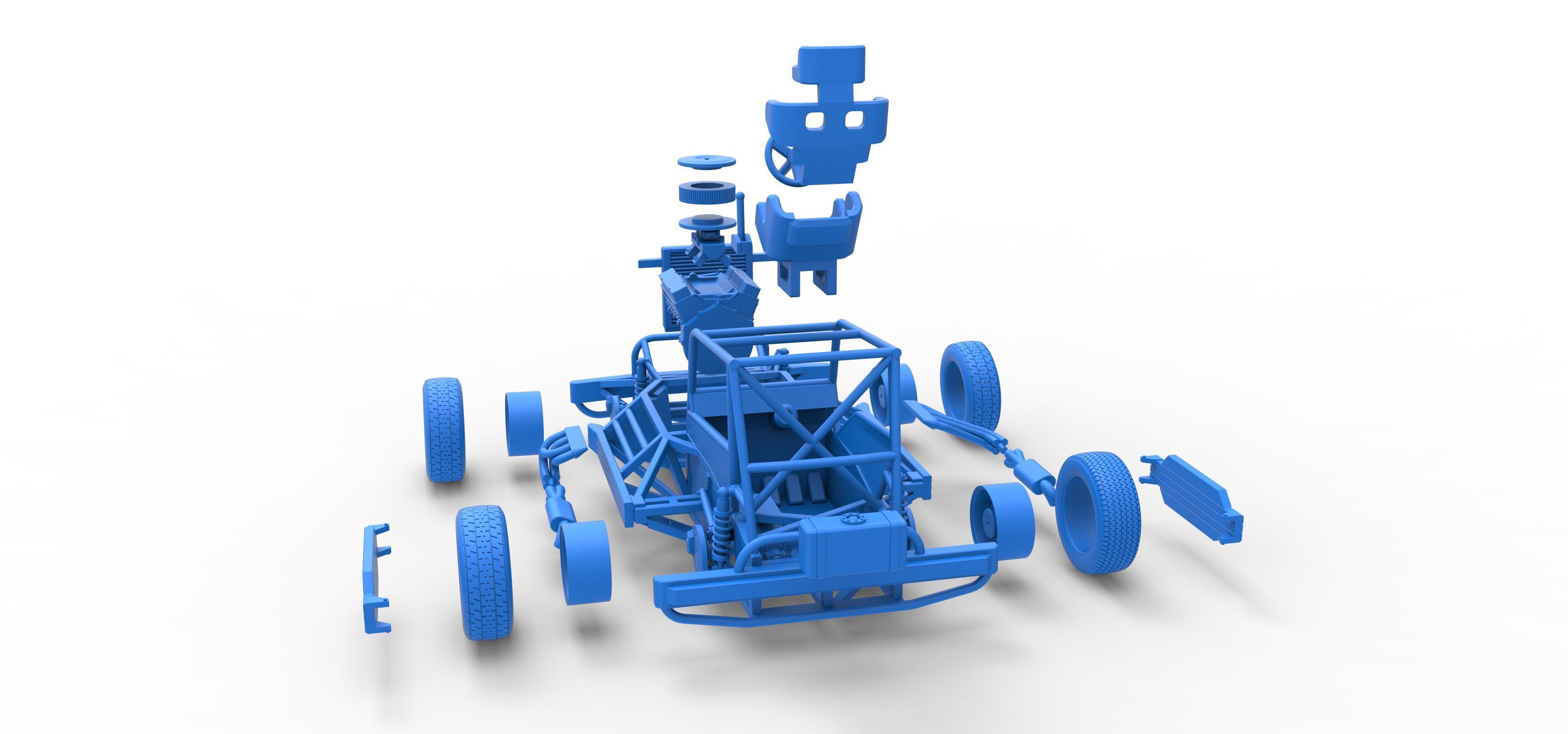 New Zealand Superstock car Base Scale 1 to 25 3D print model_61