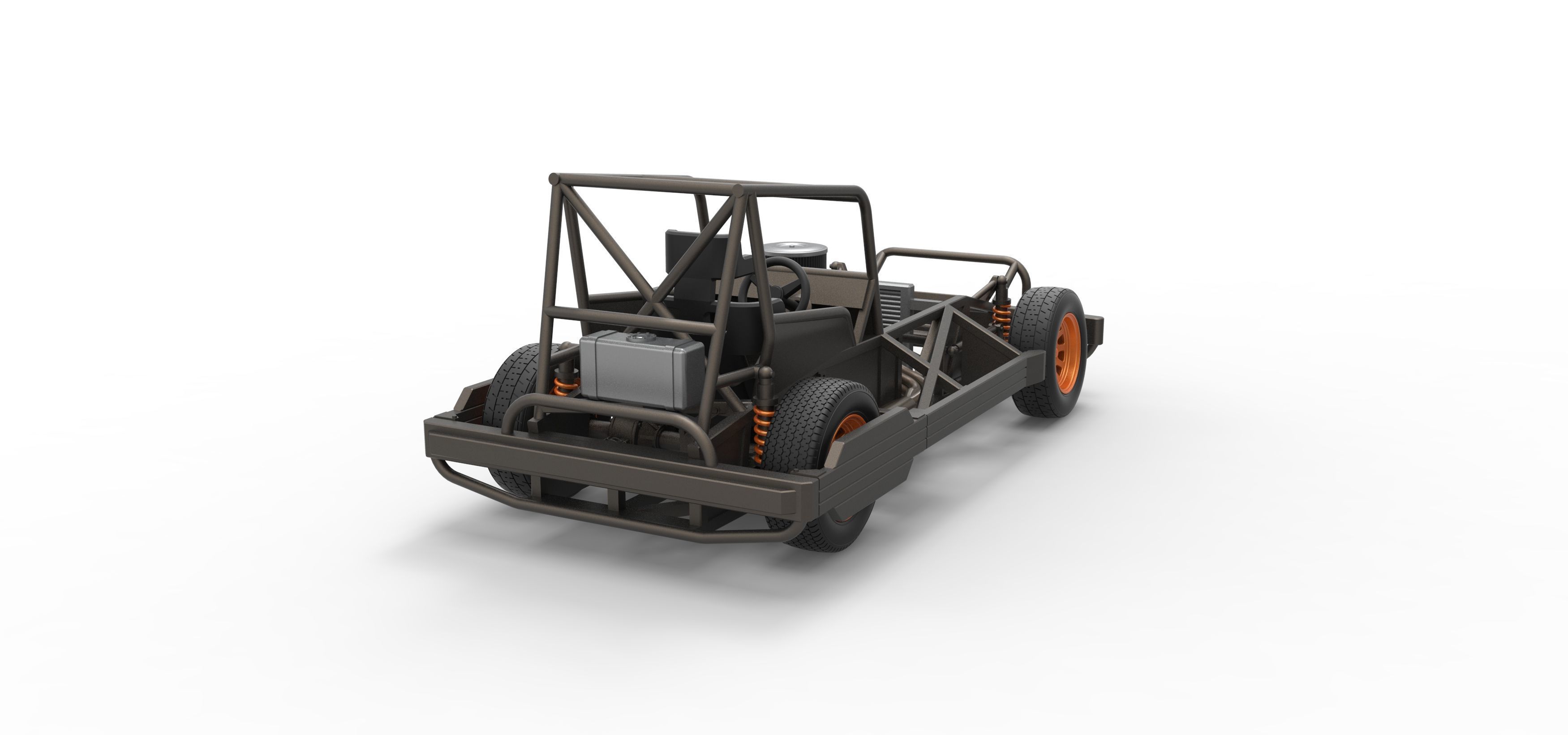 New Zealand Superstock car Base Scale 1 to 25 3D print model_17