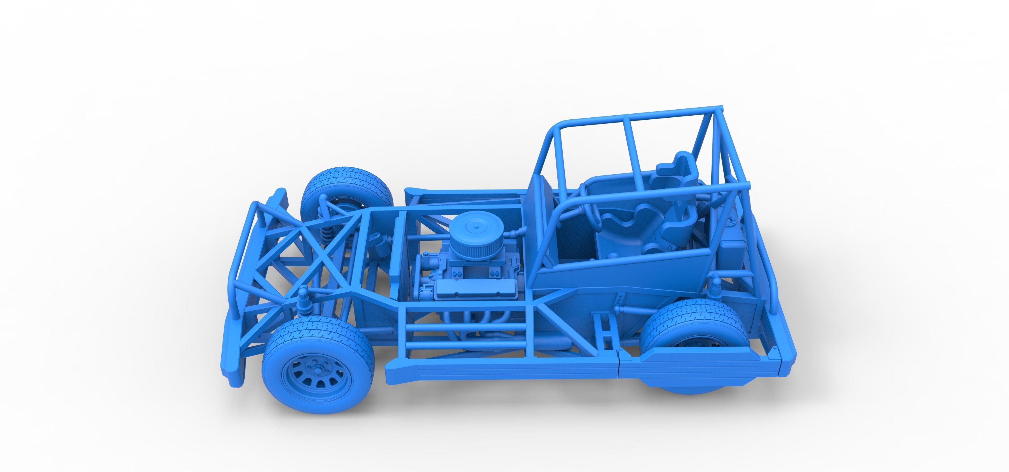 New Zealand Superstock car Base Scale 1 to 25 3D print model_36