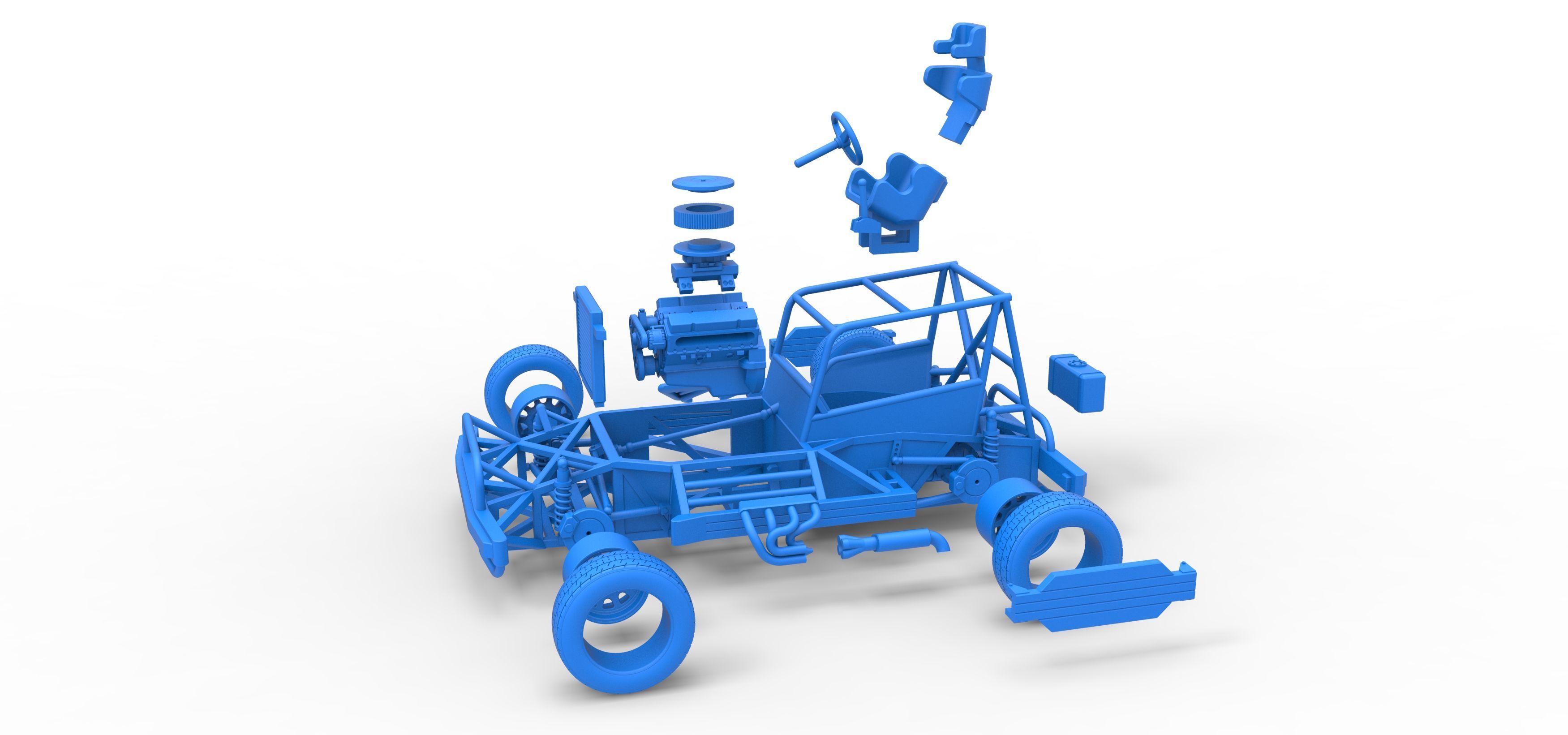 New Zealand Superstock car Base Scale 1 to 25 3D print model_54